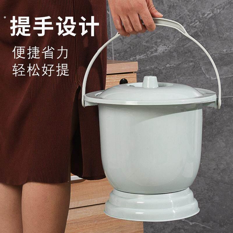 尿桶尿盆女大人痰盂家用卧室带盖子尿壶夜壶老人起夜马桶小便盆