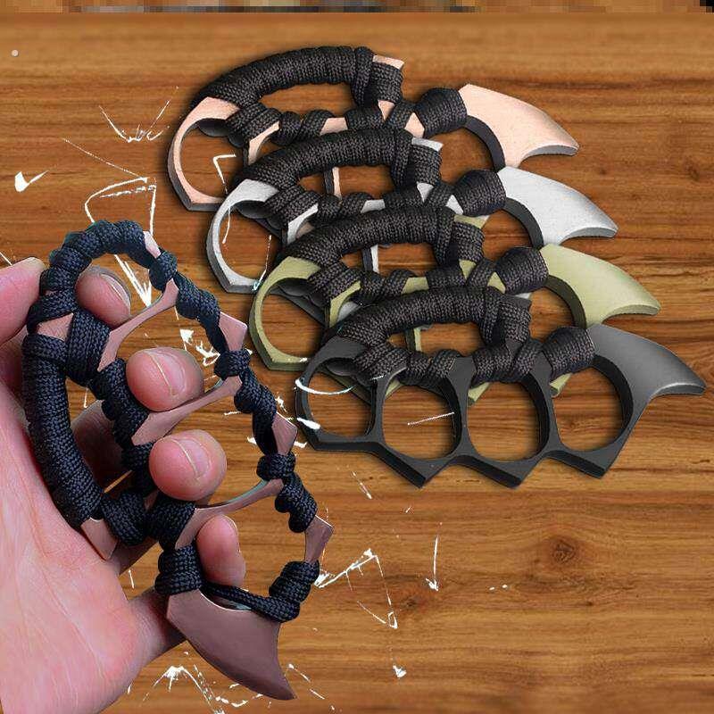指虎拳手衣架指虎四指拳套合法防身自卫用品武器戒指环手拳扣防狼