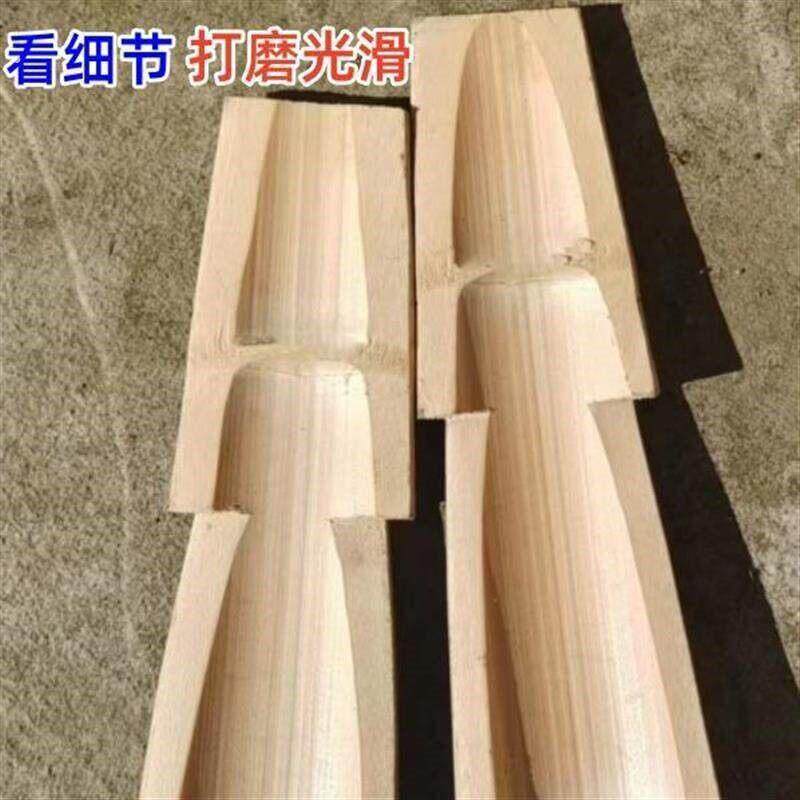 加厚老楠竹扁担农用挑水新款扁担老式担子双钩子家用厚手工竹子