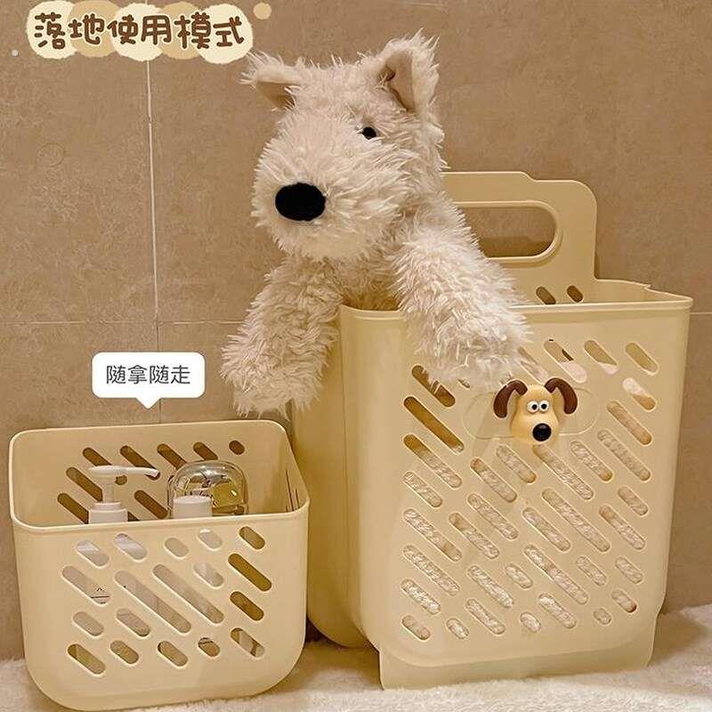 脏袜子收纳筐宿舍可折叠脏衣篓浴室脏衣篮卫生间免打孔用品家用
