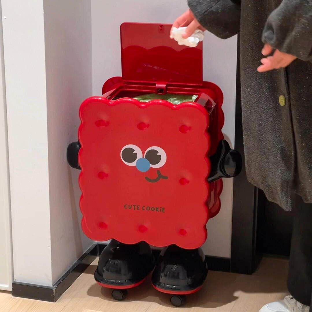 【新家的100个快递】垃圾桶家用客厅带轮大容量2026新款