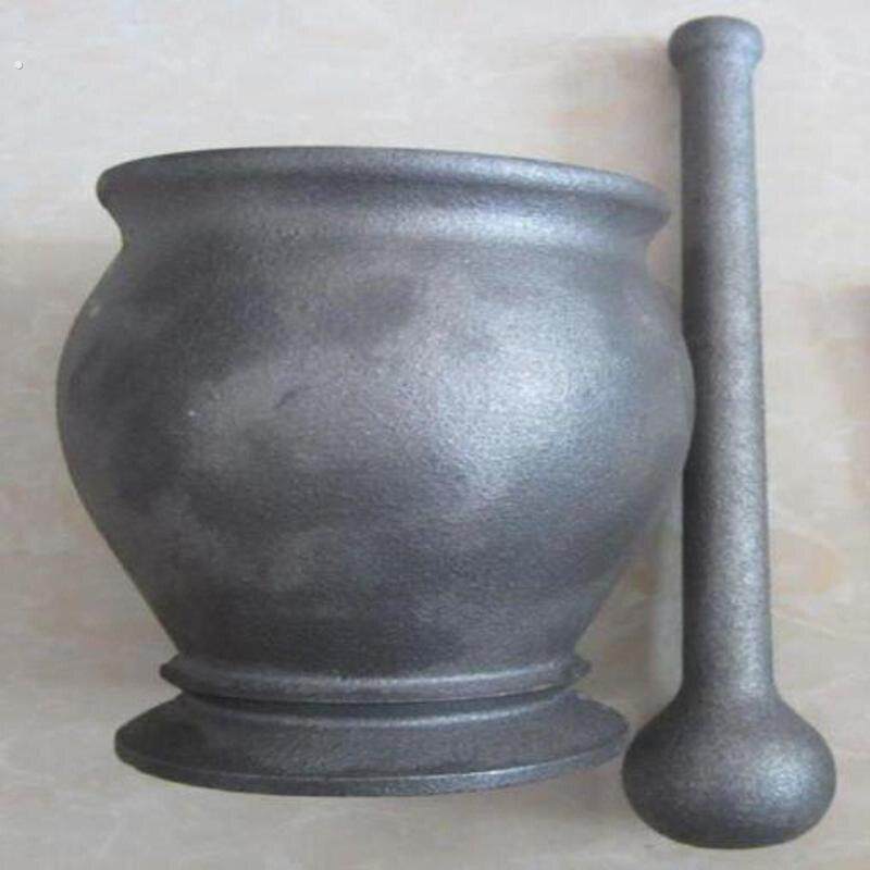 磨棒辣椒姜泥厨房擂钵铸铁捣蒜器芝麻用品新品加厚家用擂茶研制研
