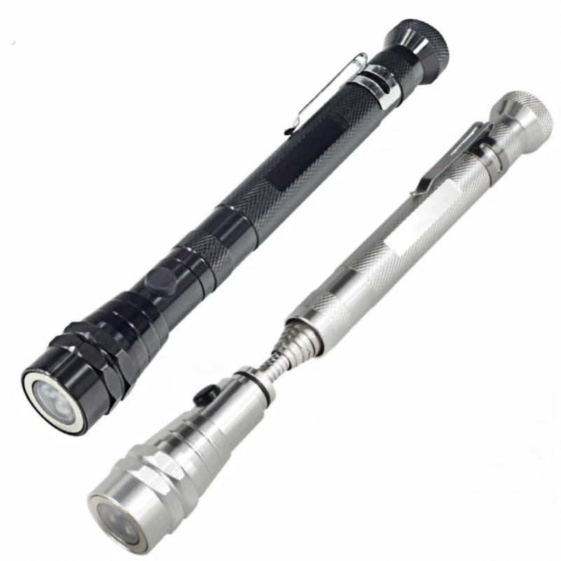 验车手电筒伸缩手电筒二手车车商专用看车神器两头带磁铁汽车修理