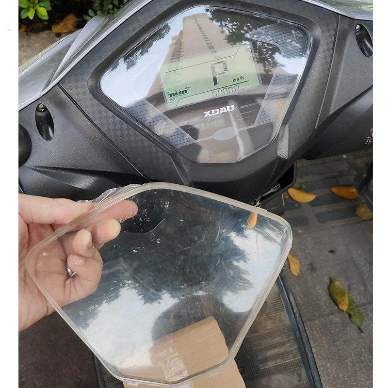 电动车仪表壳摩托车码表罩 鹰钻透明仪表壳上盖 踏板车外壳配件