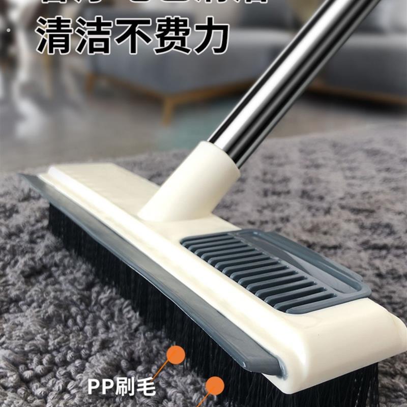 洗地毯专用刷刷地神器厕所刷子地垫地缝加长杆刮刷两用地板刷厂家