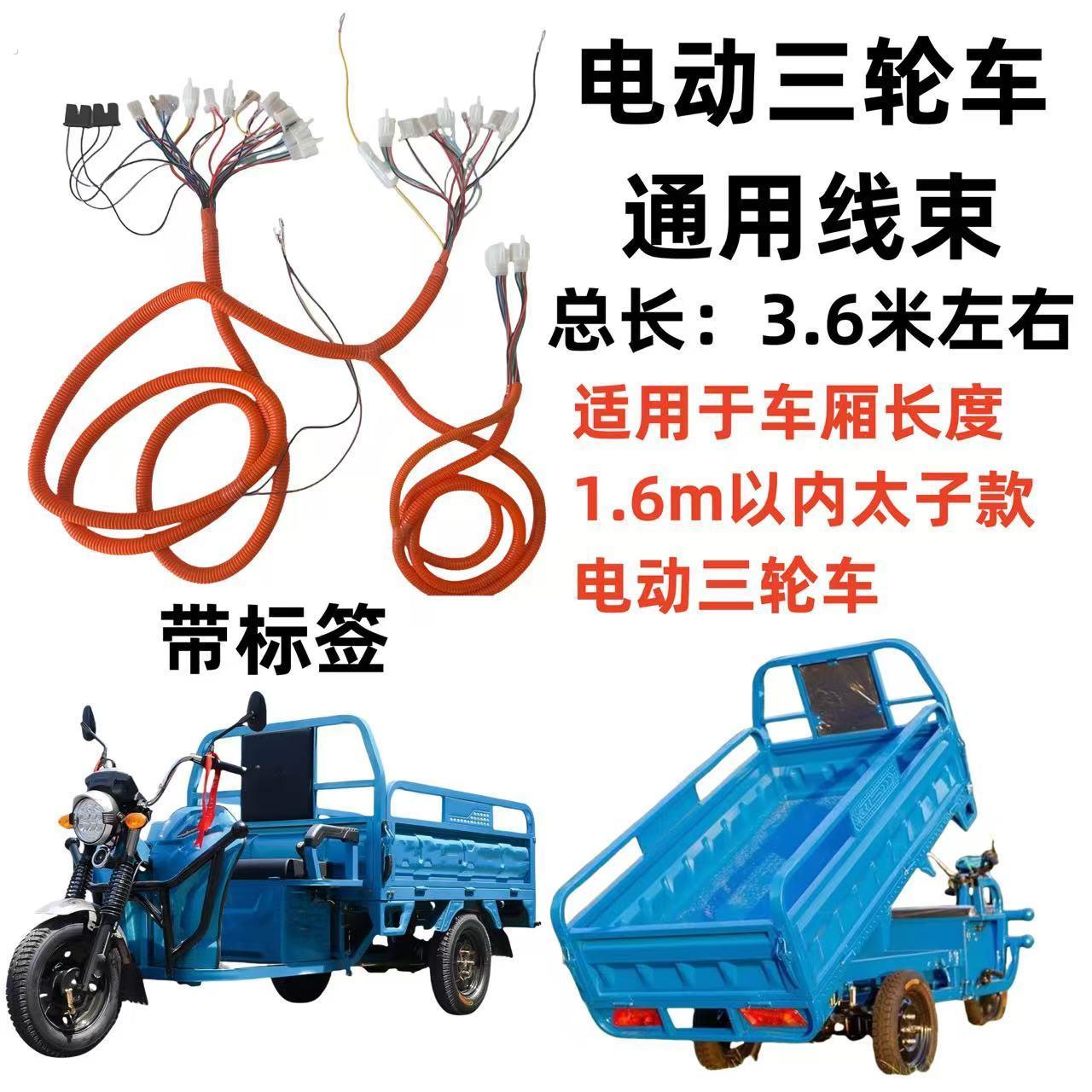 电动三轮车线路全套总成修车通用大线太子款整车线束三轮车配件