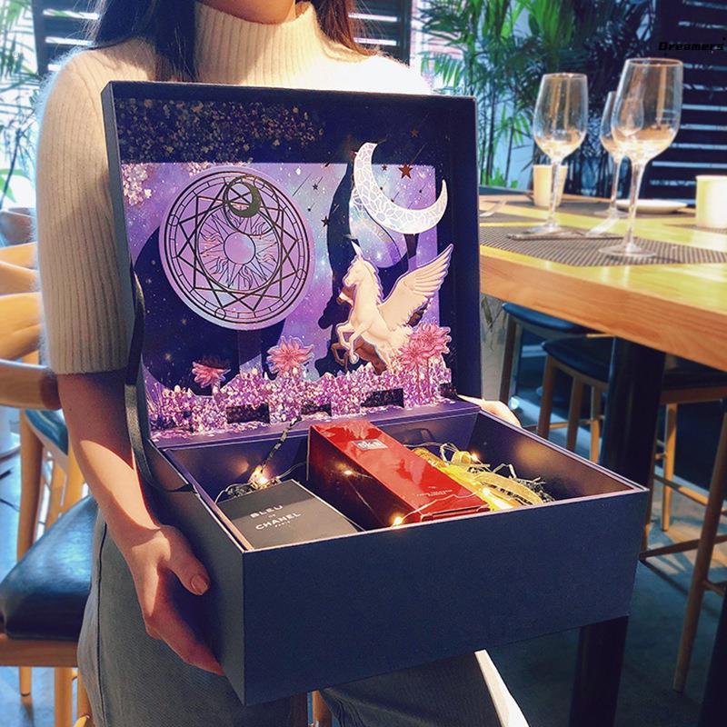 礼物盒高级生日礼品盒创意礼盒空盒子仪式感小众精美送男生厂家
