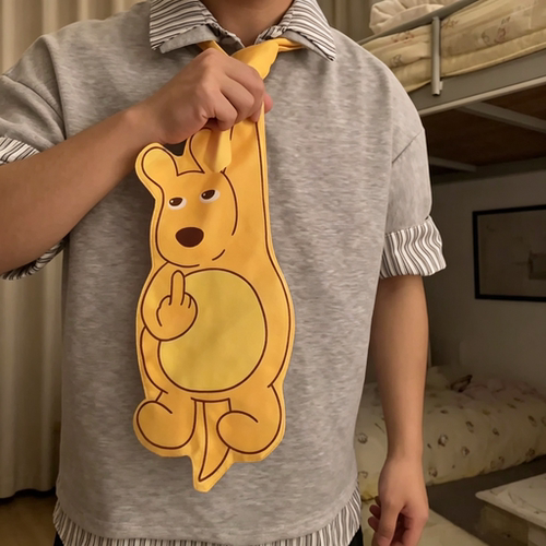 沙雕趣味领带，派对拍照巨出片