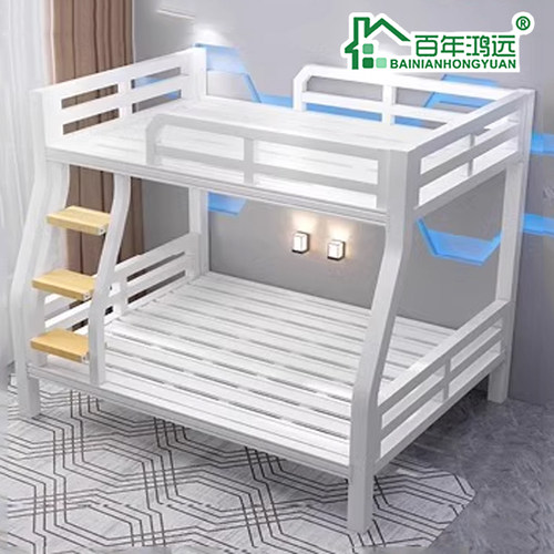 百年鸿远铁艺子母高低床双层床