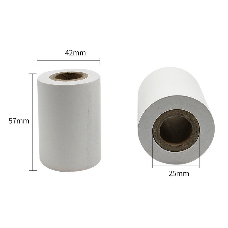 收银纸57x50热敏纸po57*42收银机打印纸通用小卷收款58mm超市餐厅