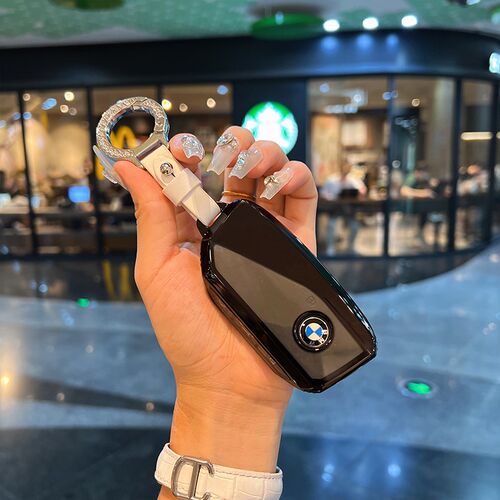 专用宝马钥匙套24款5系X5/X1/iX1/7系/X6/i5/X7/i7新款车包扣壳
