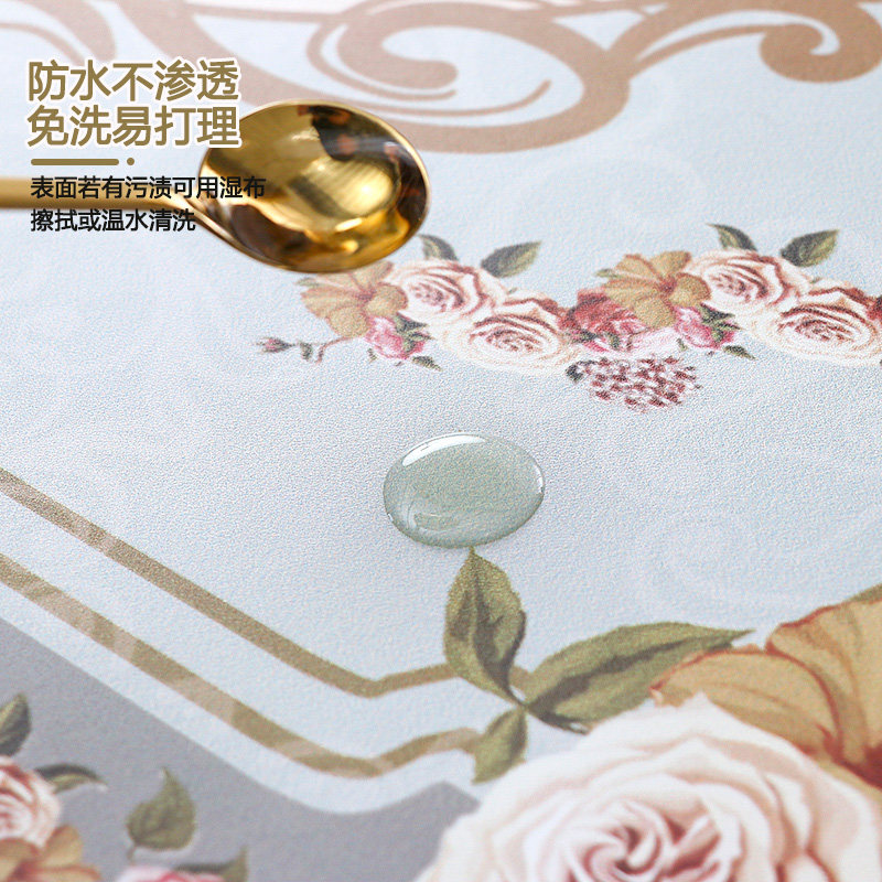防水防油茶几桌布全包长方形餐桌台布烤火桌皮罩套客厅电暖炉罩套