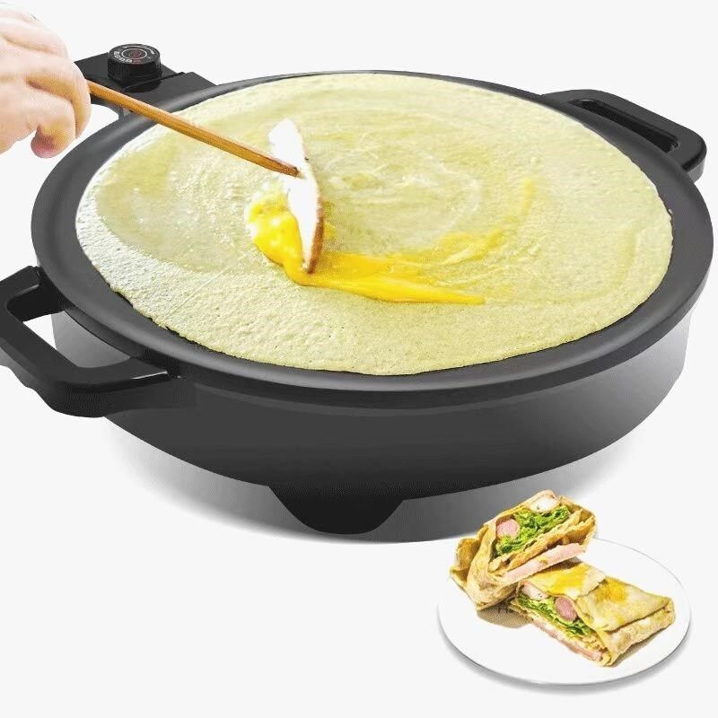 杂粮煎饼锅煎饼果子机商用电煎锅不粘锅电烤盘食饼筒锅家用煎饼机