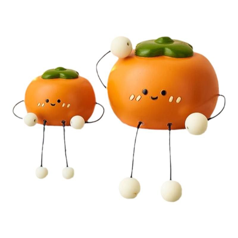 创意一家四口吊脚娃娃小摆件客厅电视柜办公室电脑桌面家居装饰品