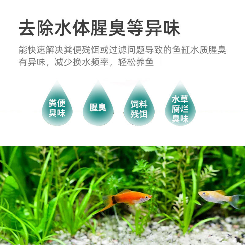 水族专用过滤蛋白棉净化水质除黄水臭鱼缸去污丸净水宝磁力宝滤材