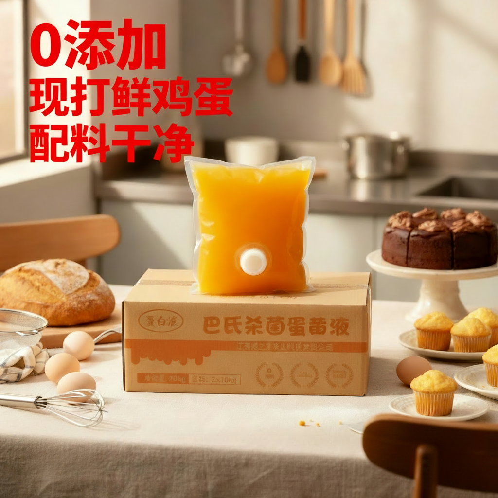 【京东包邮】巴氏杀菌蛋黄液发烘培蛋糕蛋挞专用配料现打鲜鸡蛋