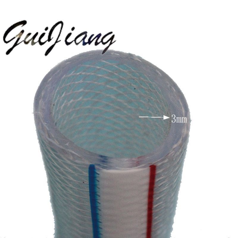 供应pvc管水管塑料加厚蛇皮管软管透明水管四季T给水管软管网纹管