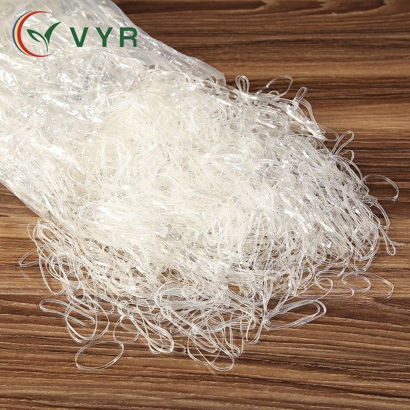 5024TPU透明橡皮筋强拉不断耐高温R一次性扎头发皮圈