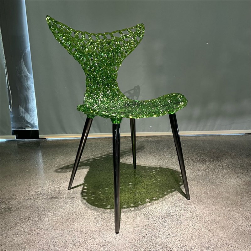 餐椅透明椅子琥珀椅餐桌椅凳子茶D椅美术馆设计师水晶椅亚克力