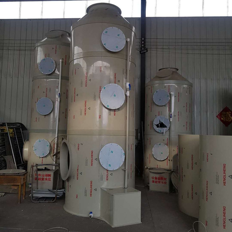 废气处理水喷淋塔净化塔 异味净化设备 喷漆化工玻璃钢酸雾吸收塔