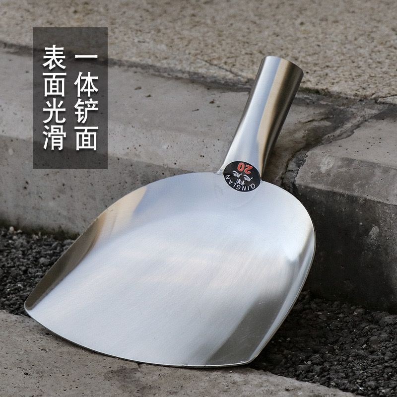 多功能炒菜铲大锅铲子加长加厚加大方铲全钢食V堂用厨房用具