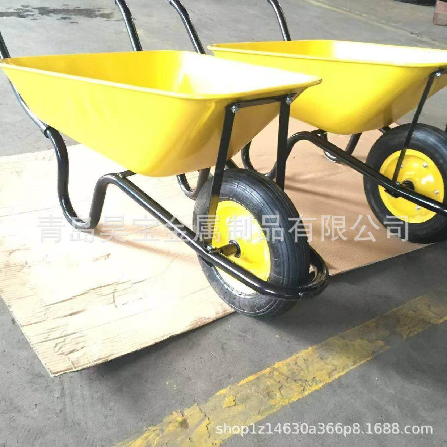 厂家直发非洲款品质手推车小推车工地农用沙土建筑用出口非洲
