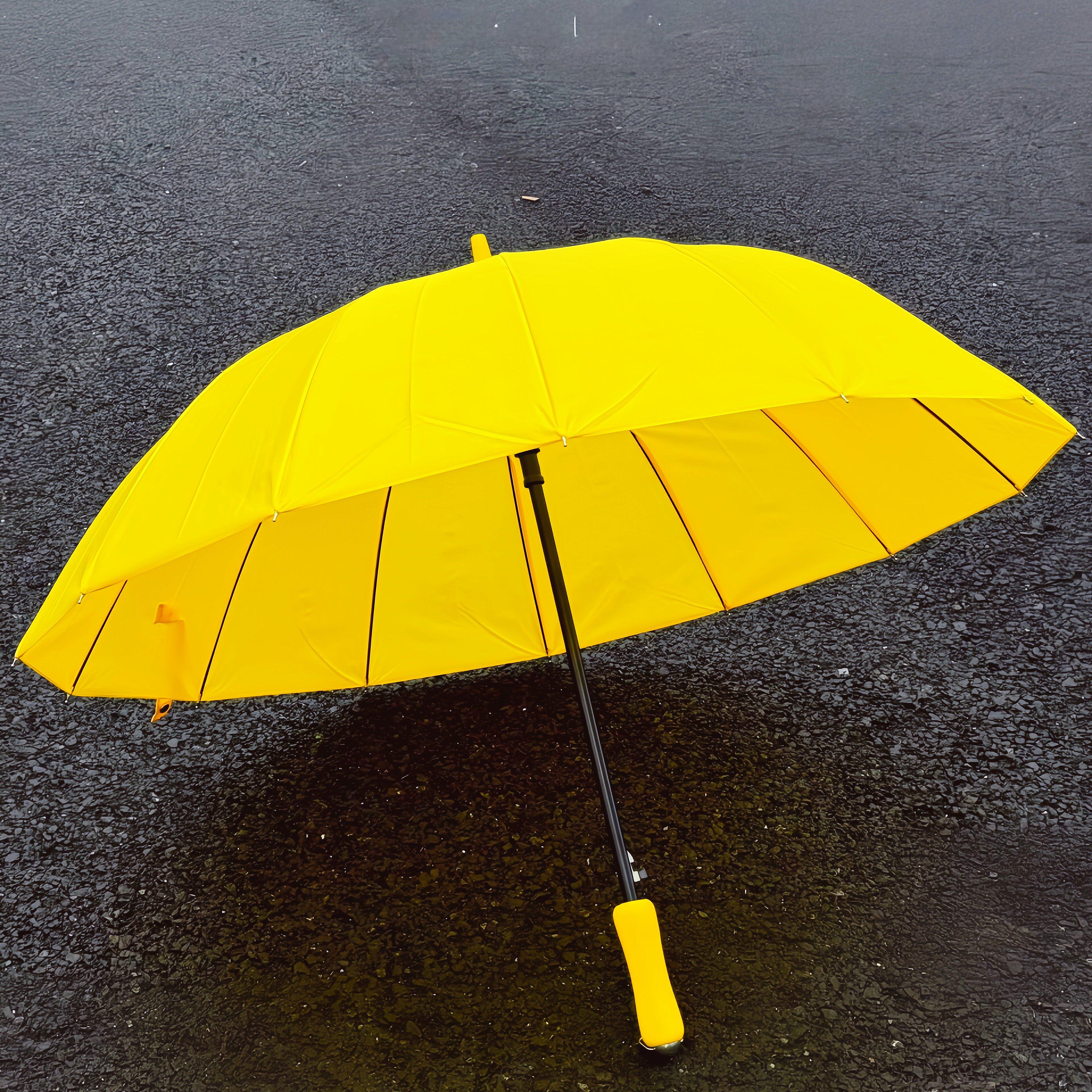 甜到我心巴上的小黄伞~雨伞长柄伞晴雨两用耐用伞拍照出片道具