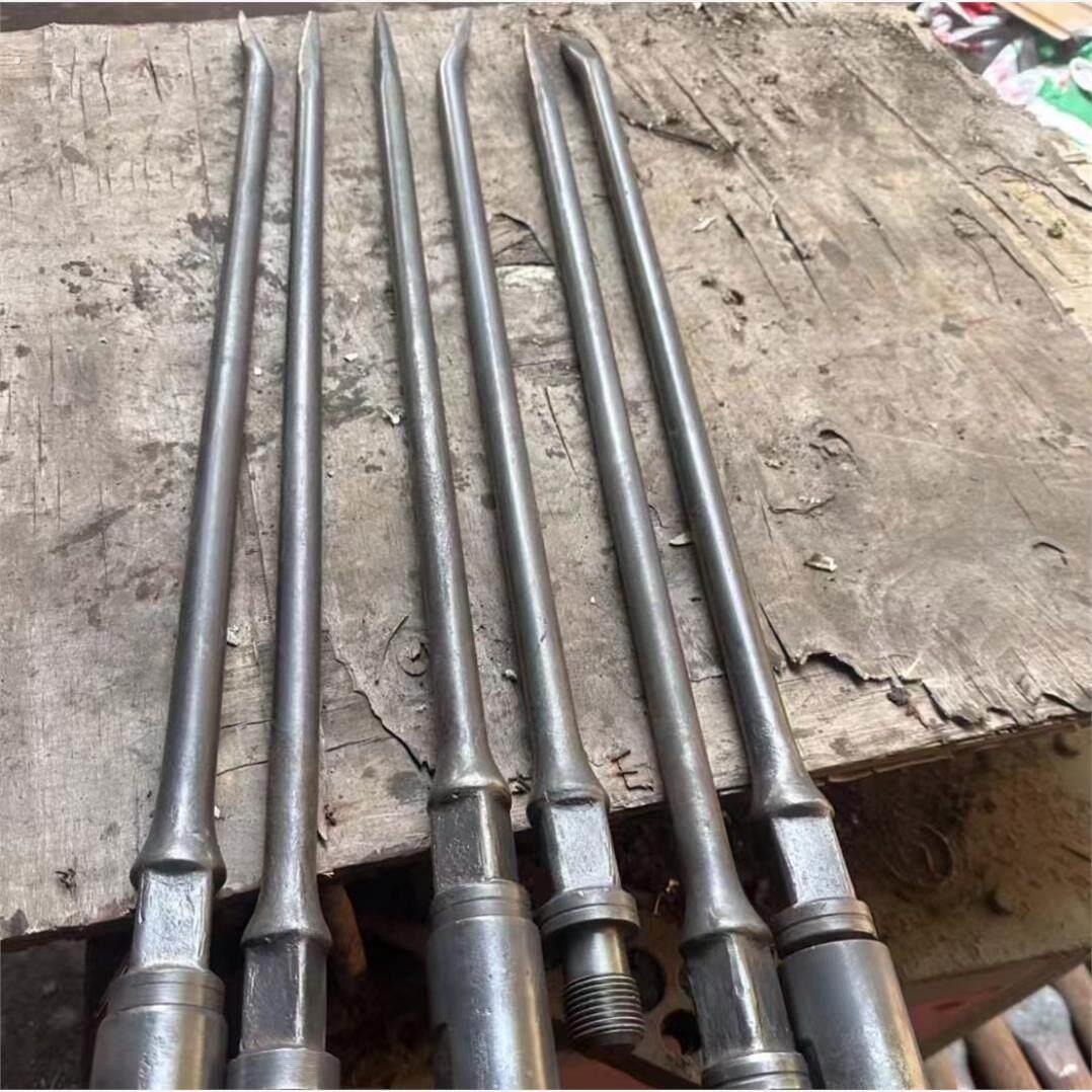 扁头尖头可拆卸撬棍特种钢撬棒钢釺撬杠拆木箱轮胎抽油杆制作撬棒