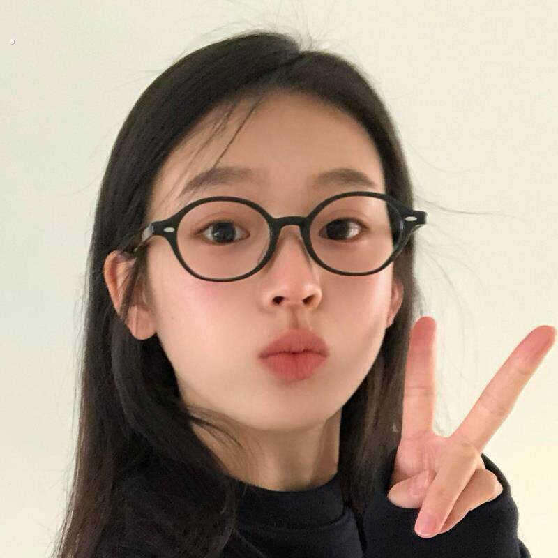书呆子眼镜框女素颜网红复古黑框眼镜近视可配有度数高级感拍照潮