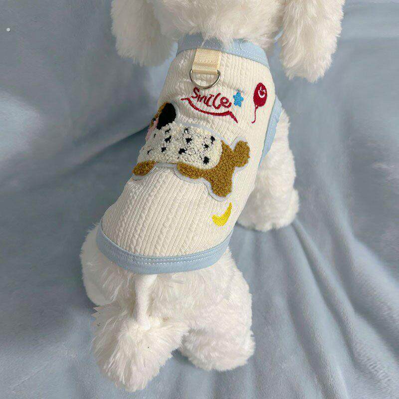 夏季薄款宠物背心防掉毛通用休闲风猫咪狗狗衣服橘猫蓝猫布偶猫腊