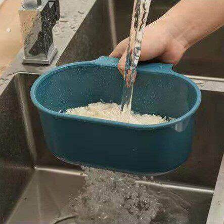 可挂式厨房水槽沥水篮过滤筐塑料置物架厨房剩饭剩菜残渣过滤神器
