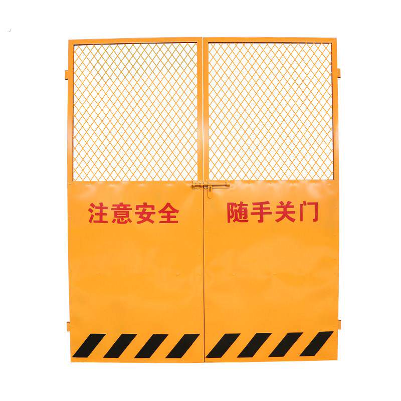 工地施工电梯安全门井口防护门人货梯门升降机洞口围栏围挡防护栏