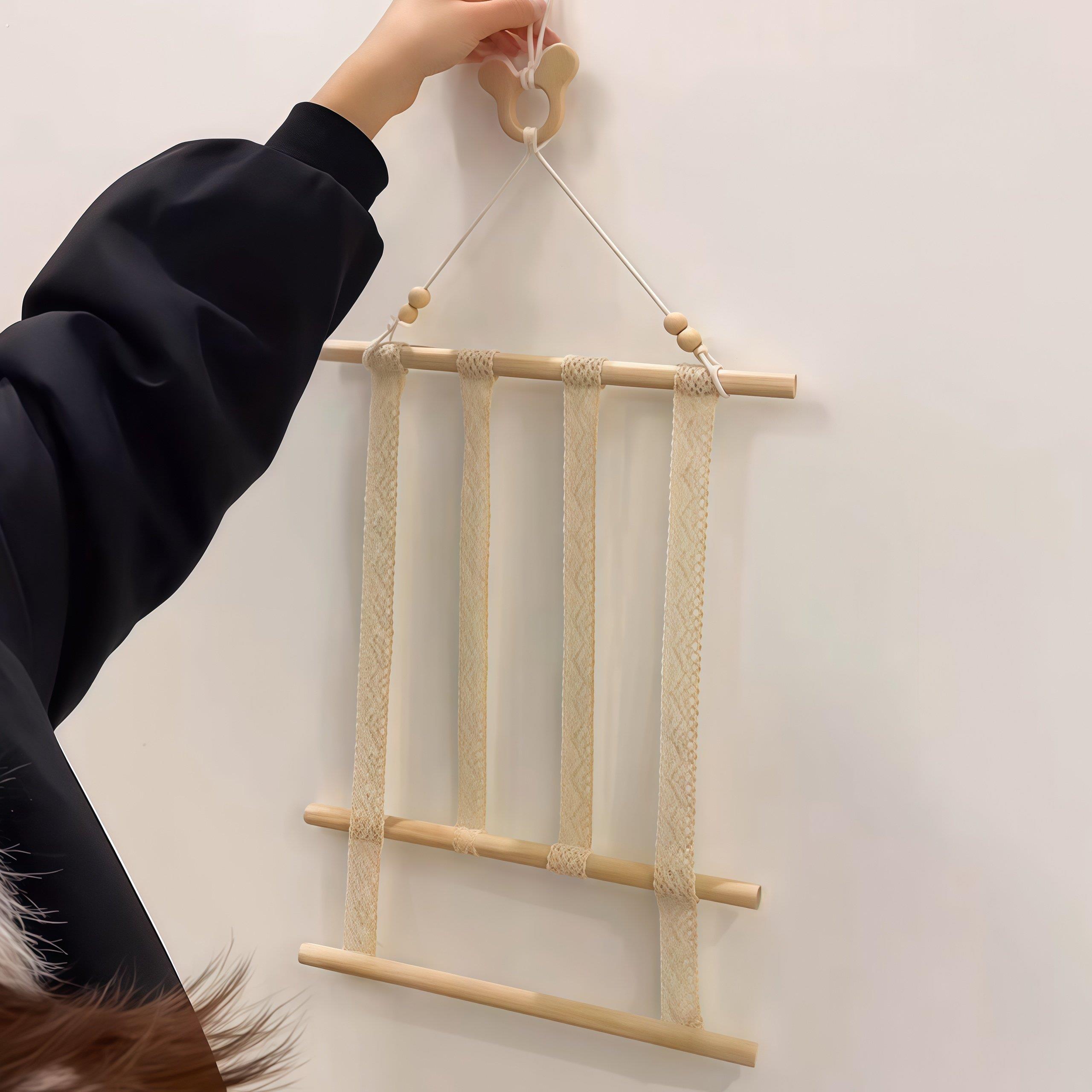 发夹收纳壁挂发饰发箍头饰墙发箍化妆室头发夹子展示架子女生髪夹