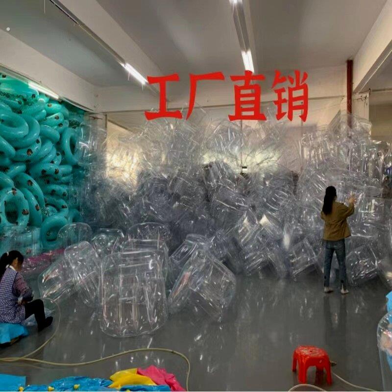 充气沙发眸外透明充气沙发拍摄道具装玩偶收纳懒人躺椅工厂直销