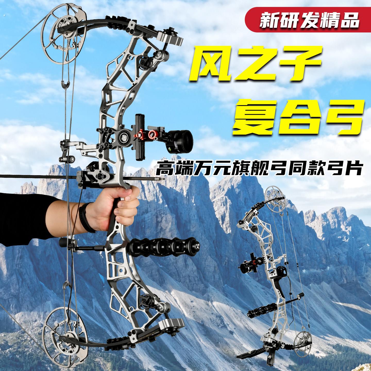 风之子复合弓新款射箭弓箭户外比赛竞技专用高速滑轮弓毒液升级版