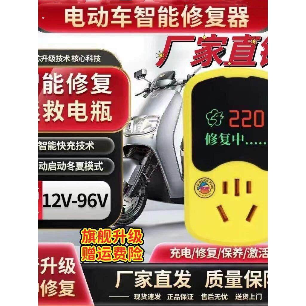 电动车电池修复器新能源电动车接地宝免接地充电转换器自动断电