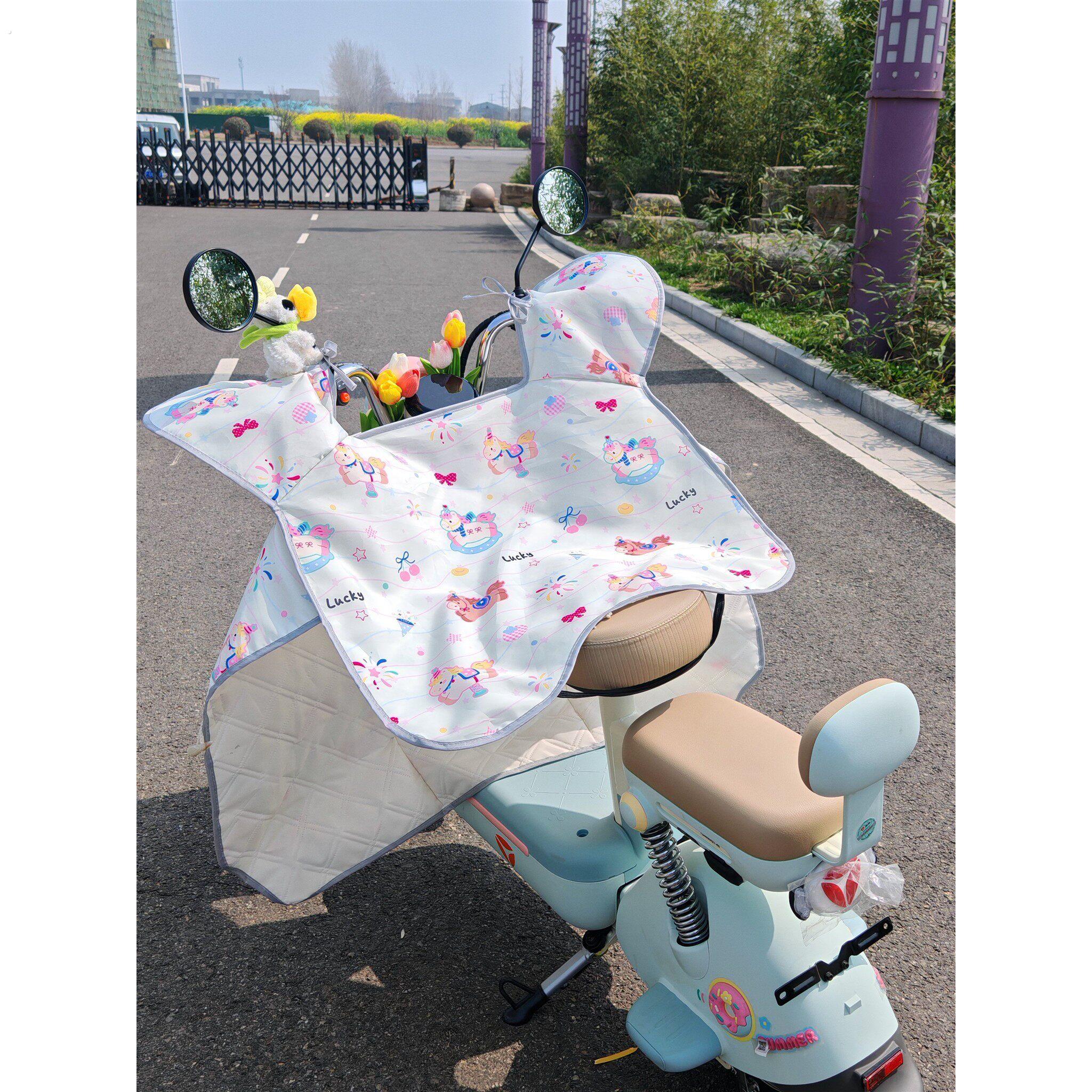 高颜值挡风被电动车夏季小型电动车2026新款挡风罩防水防风防晒