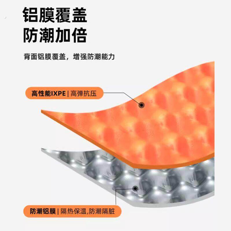 蛋巢防潮垫帐篷地垫户外露营加厚蛋槽垫睡垫单人午睡垫子折叠