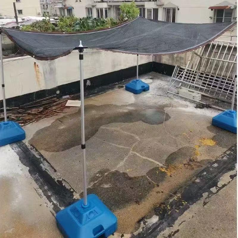防晒网支伸缩杆夏季庭院遮阳网可移动伸缩杆阳台植物天幕立柱加粗