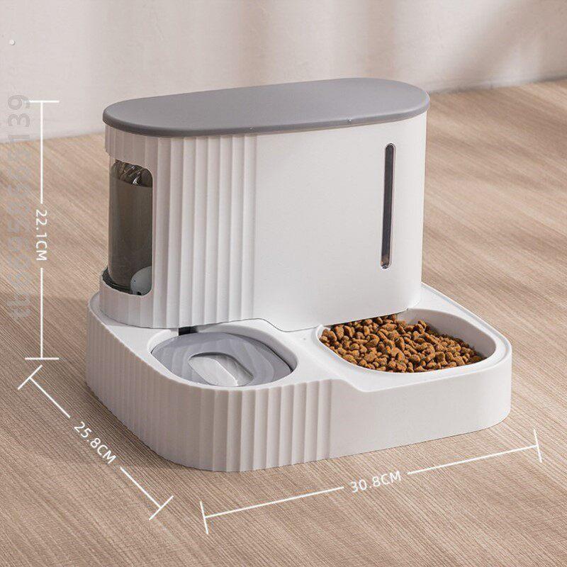 猫自动喂食器二合一通用专用训练大容量冻干猫食两用投食饭碗宠物