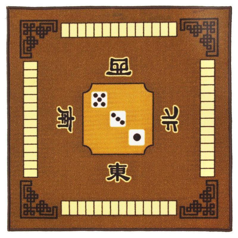 大号麻将垫子手搓正方形麻将静音桌布棋牌家用牌九打麻将四方牌桌