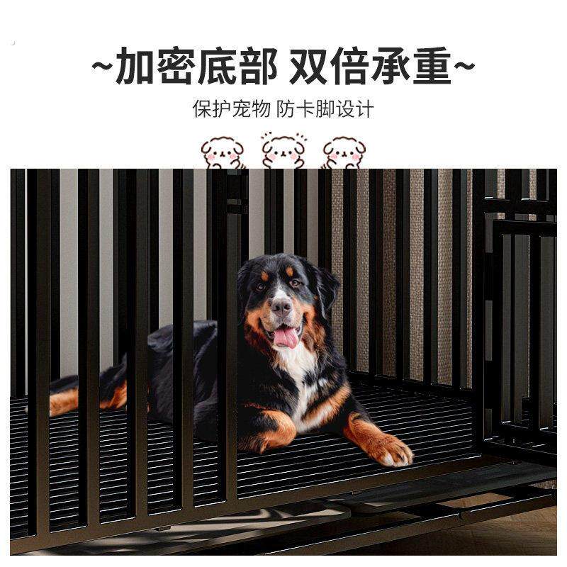 狗笼子大型犬带厕所分离宠物狗笼子一室一厅一卫狗窝狗笼子中型犬