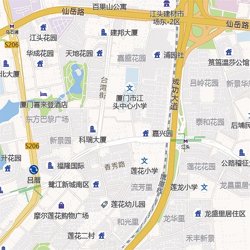 2025新款厦门岛地图贴图办公室挂图高清防水墙壁贴超大装饰画定制