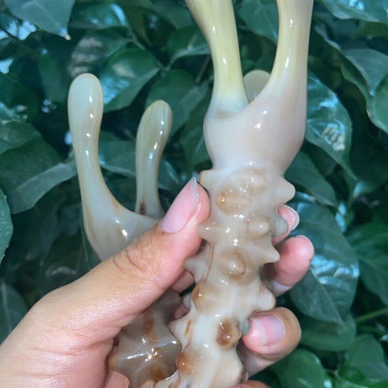 紫光檀羊角耳刮美鼻刮耳神器拨筋棒按摩面部全身按摩