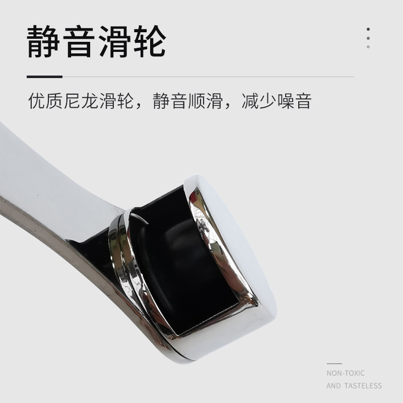 淋浴房滑轮不锈钢双移门水滴轮推拉一字平面移门上挂滚轮浴室轮子