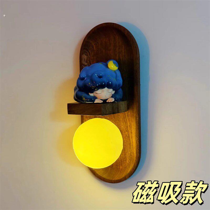 新法式实木立体艺术摆件墙面装饰壁挂件中古风客厅餐厅沙发背景墙