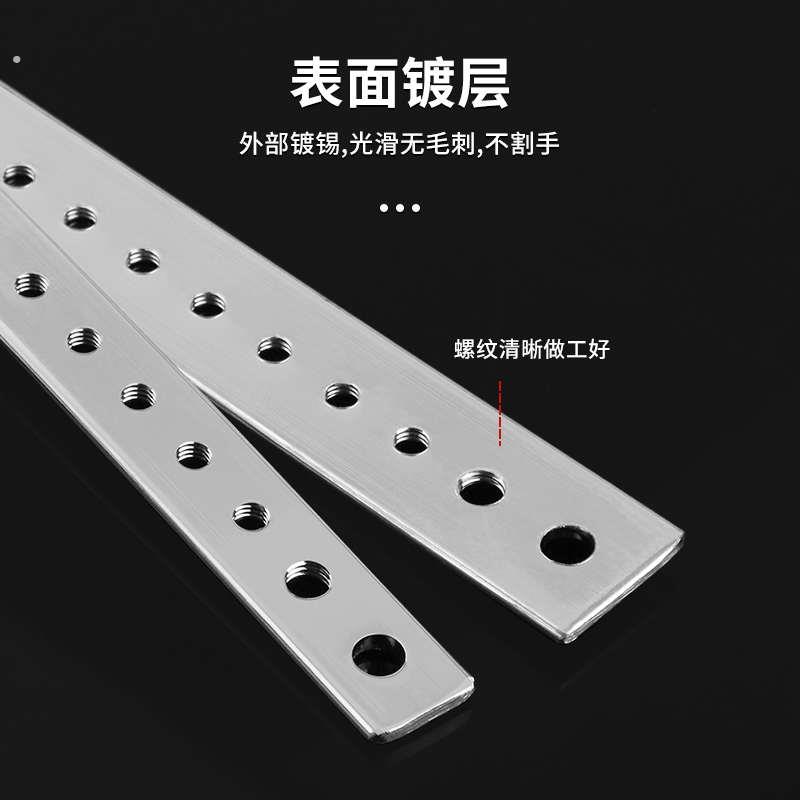 优选接地汇流铜排接线端子镀锡紫铜机房柜铜排加工单排接线零地排