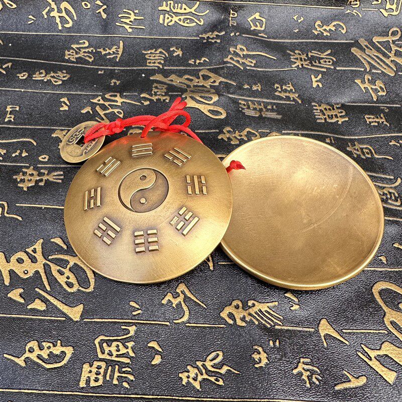 道家用品圣杯铜卦圣卦法卦纯铜一体八卦铜卦太极八卦圣杯