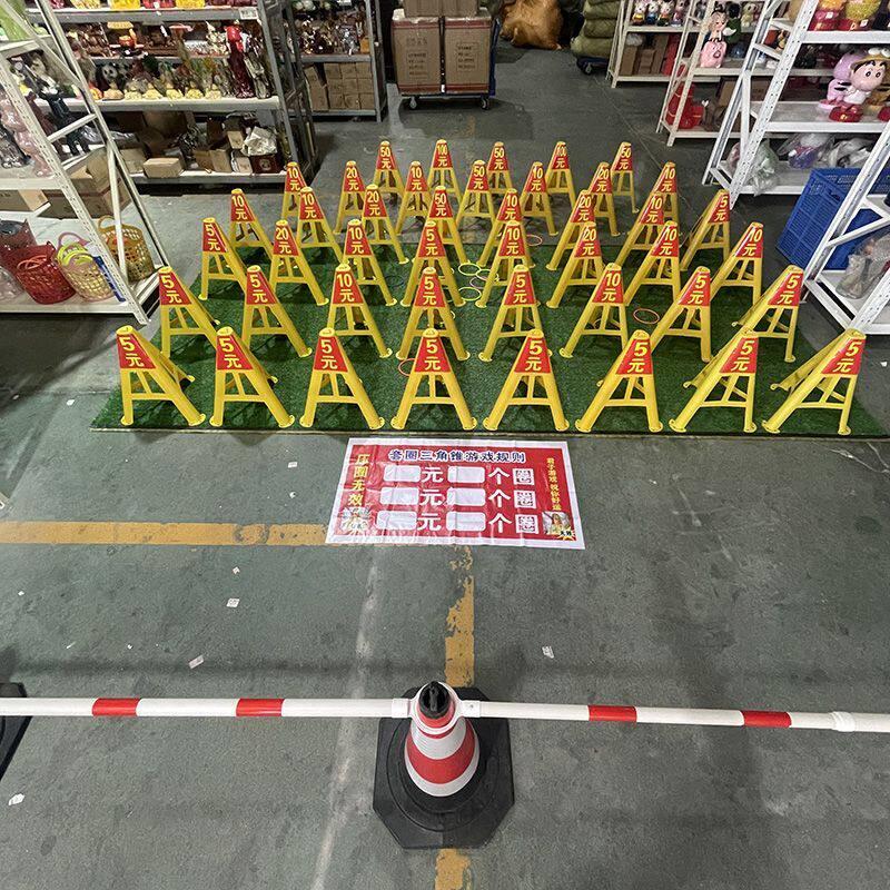 网红庙会地摊三角锥架子圈夜市摆摊神器 厂家便宜套圈摆摊全套