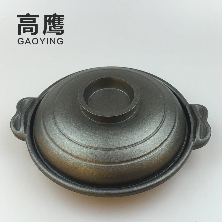 厂家西式复底不粘煲仔陶瓷煲多功能欧式浅煲家用汤煲锅具套装
